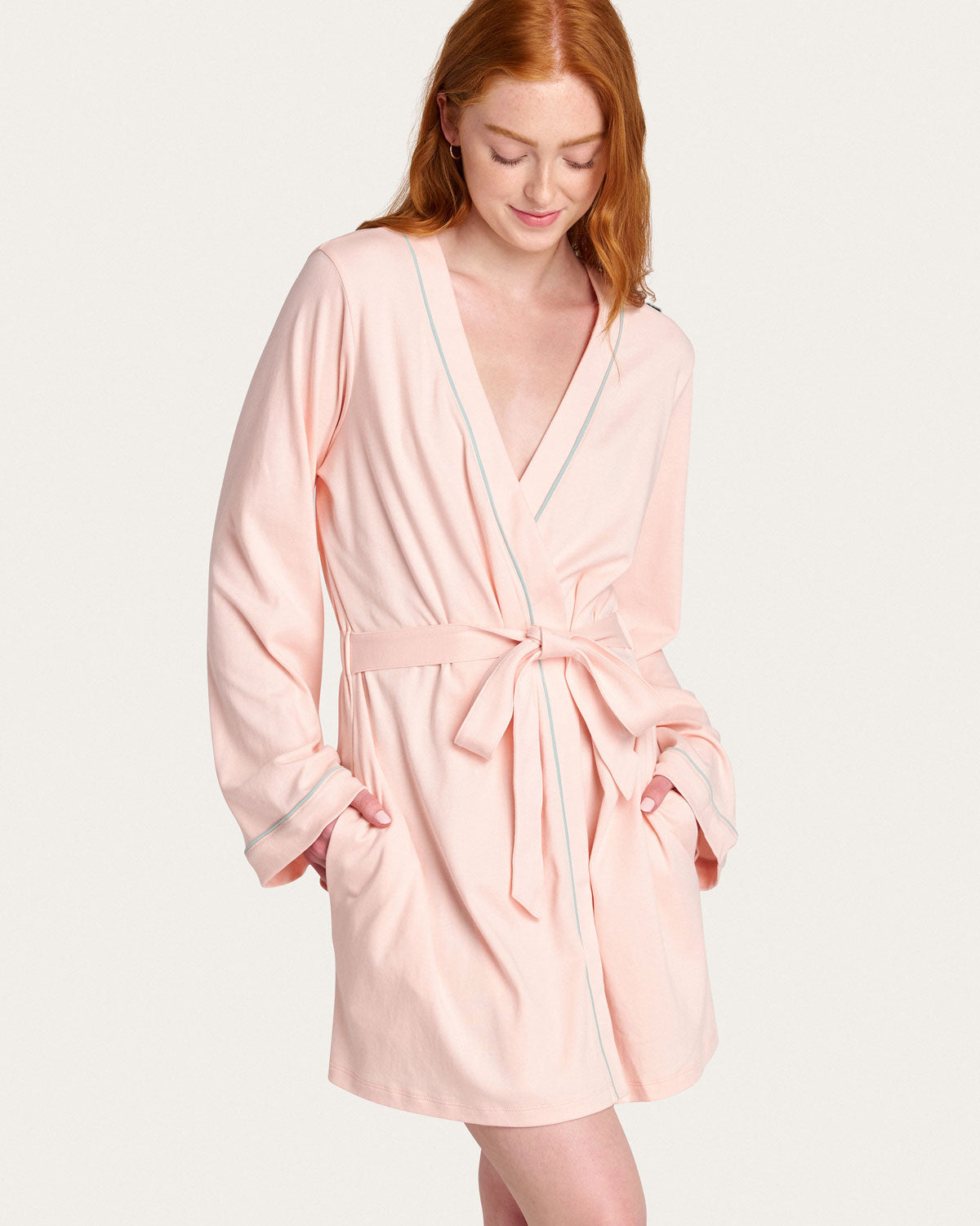Loungeable Womens Mink Fleece Satin Trim Hooded Dressing Gown / Robe | eBay